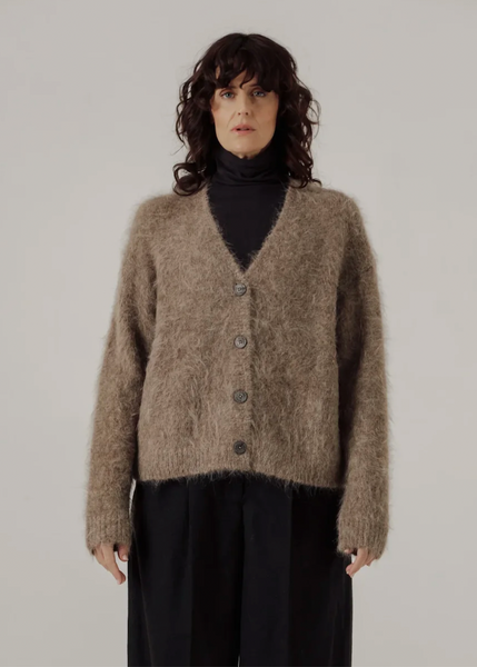 トップス Suri alpaca knit cardigan anuans Bare Knitwear | Suri Alpaca Cardigan - The Phoenix