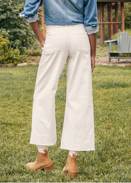 Galway Wide Leg Jean - Natural