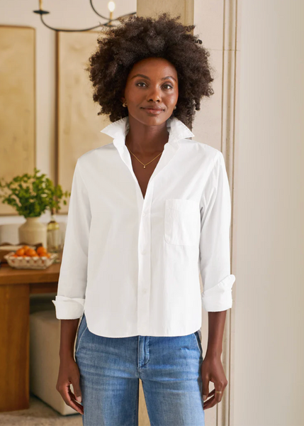 Frank & Eileen | Silvio Superluxe Button-Up Shirt - White - The