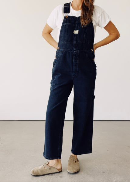 Hey Gang | The Miner Overalls | Black Denim - The Phoenix