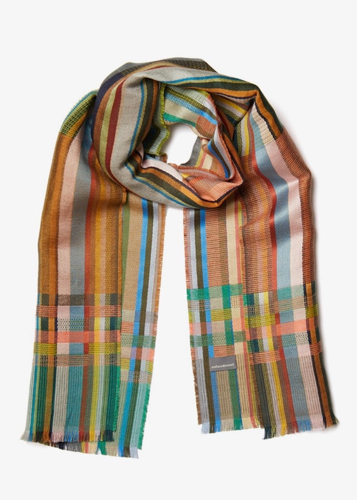 Wallace + Sewell | Aldine Orchard Silk + Linen Scarf