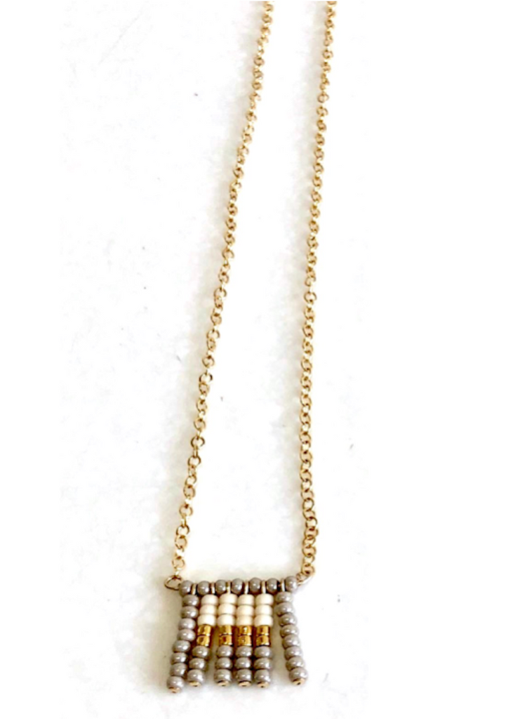 Sidai Designs | Short Block Tassel | Chain Necklace