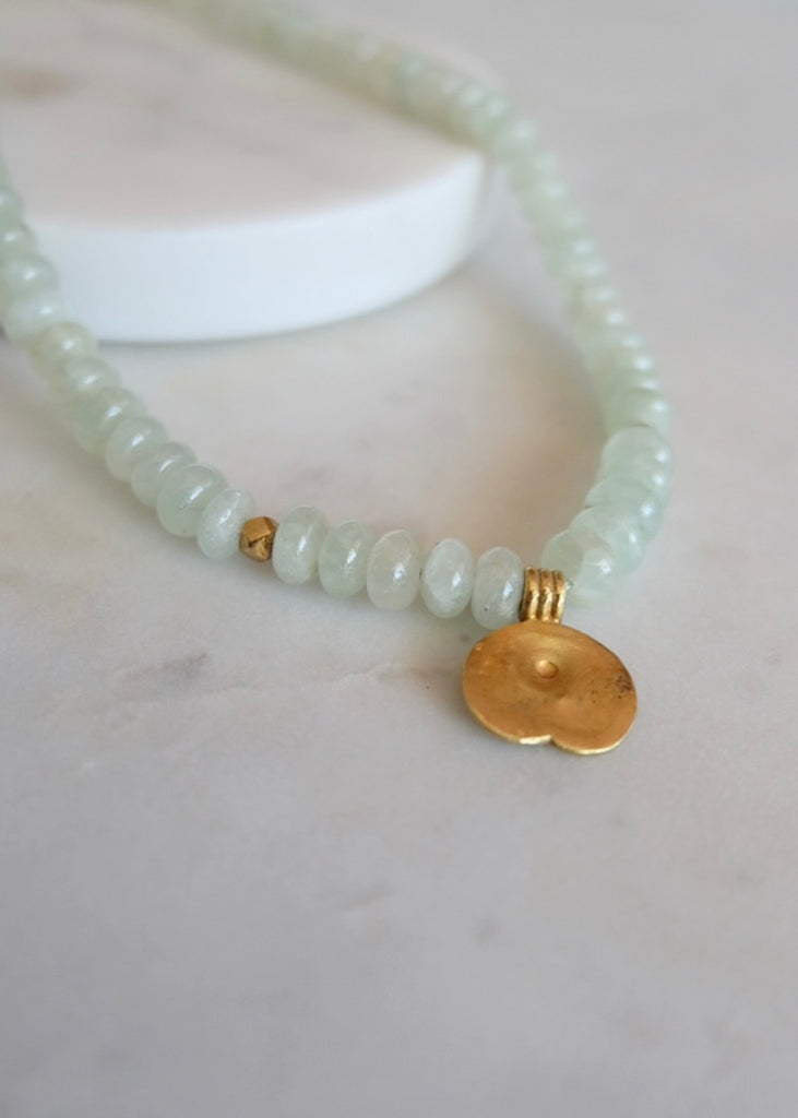 18k Chalcedony Necklace