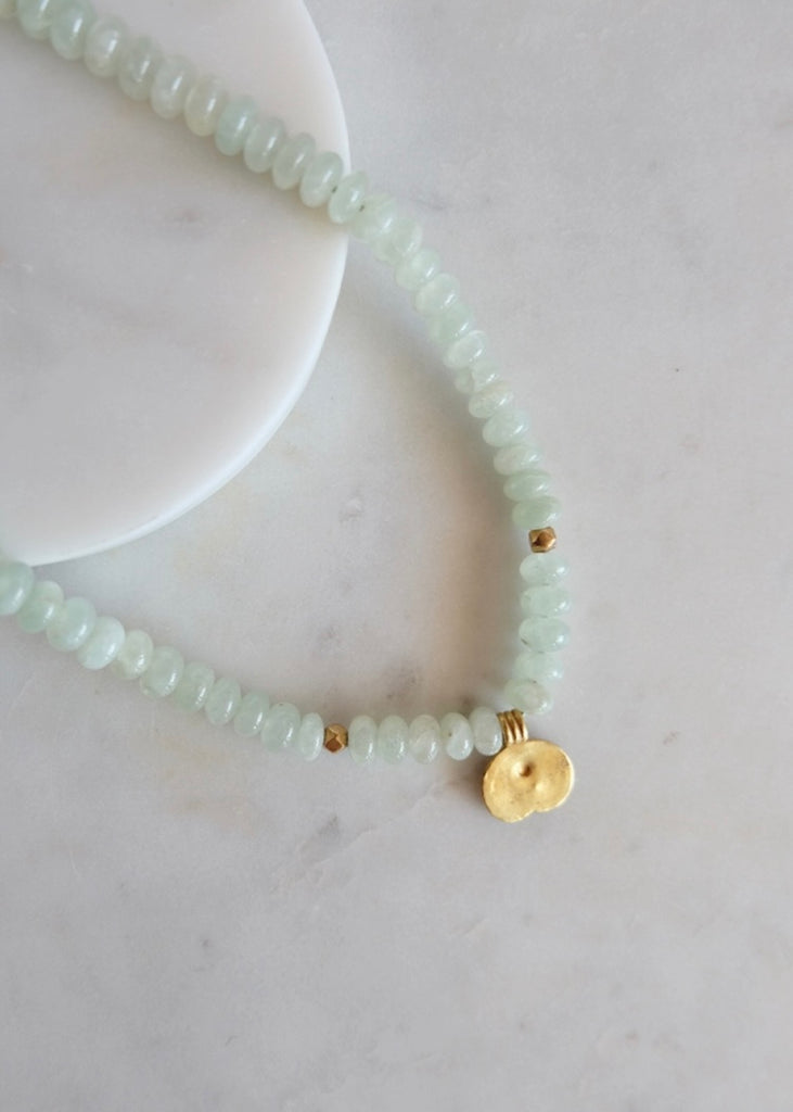 18k Chalcedony Necklace