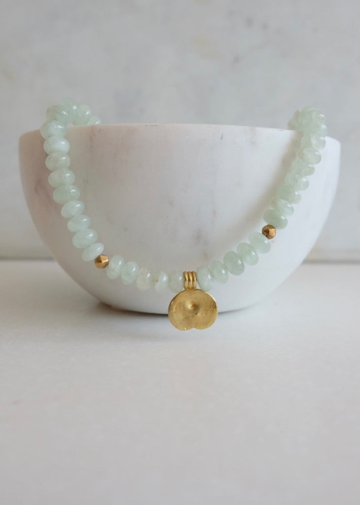 18k Chalcedony Necklace
