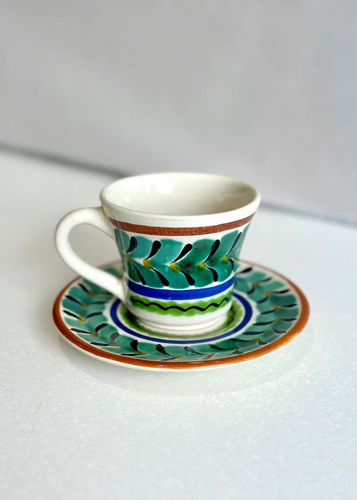Gorky Gonzalez Pottery | Espresso Cup + Saucer