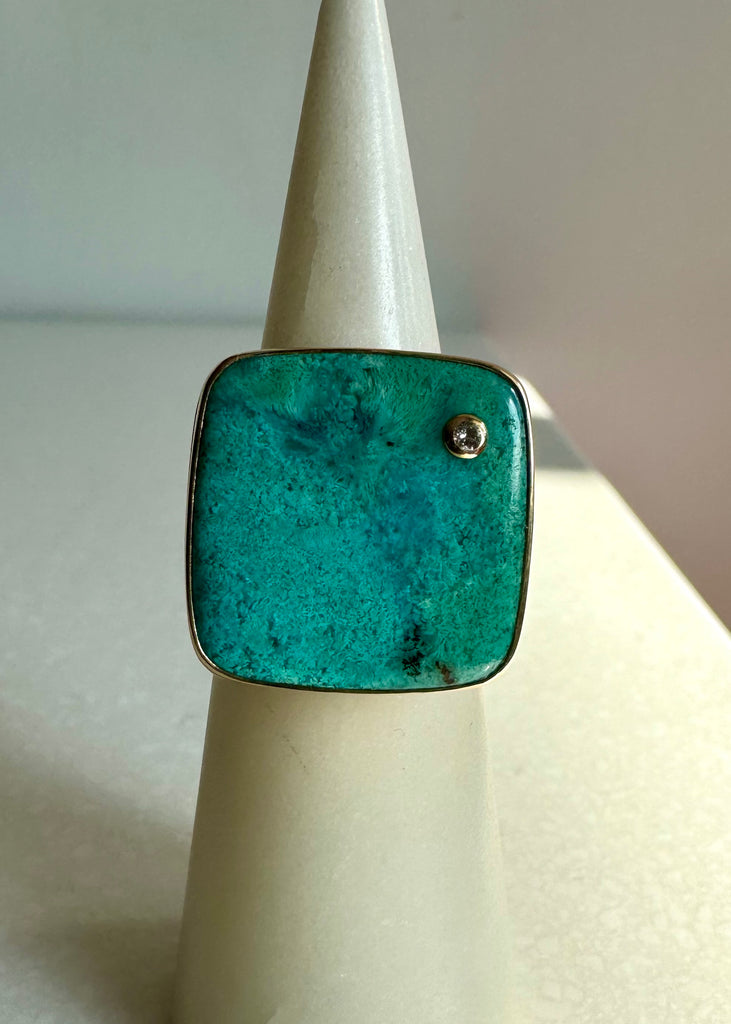 Jamie Joseph | Bacan Island Chrysocolla Ring