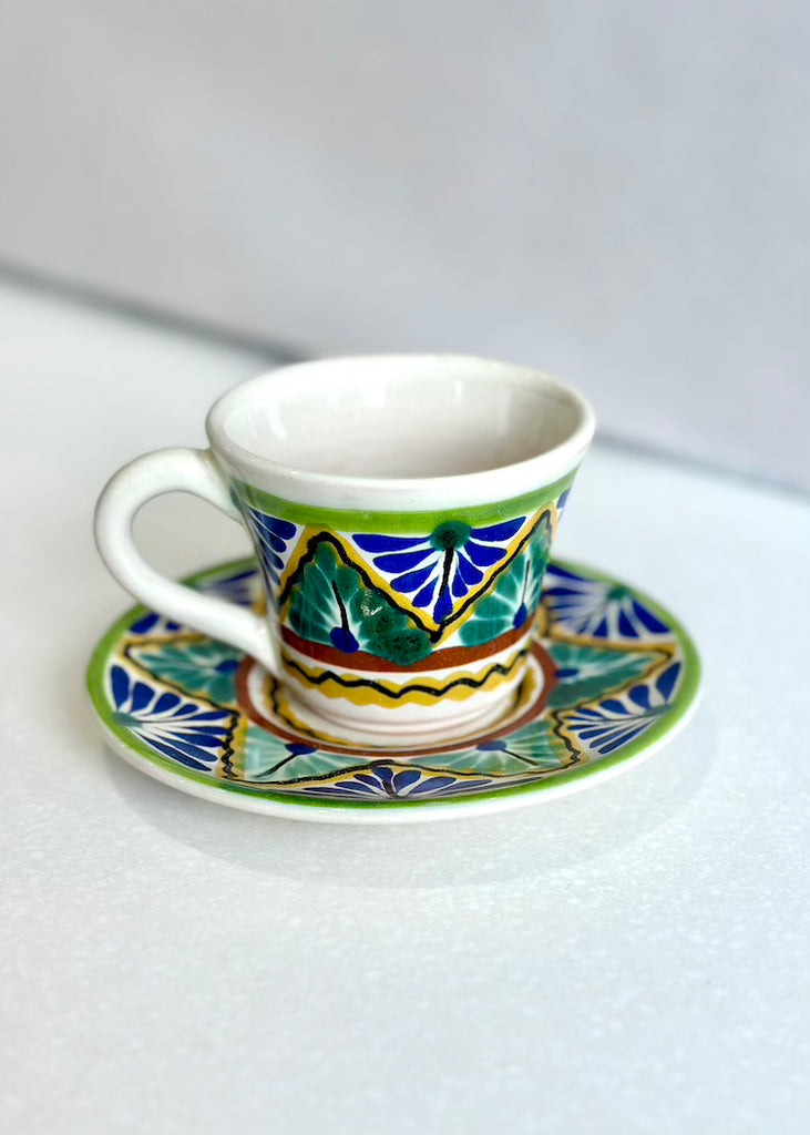 Gorky Gonzalez Pottery | Espresso Cup + Saucer