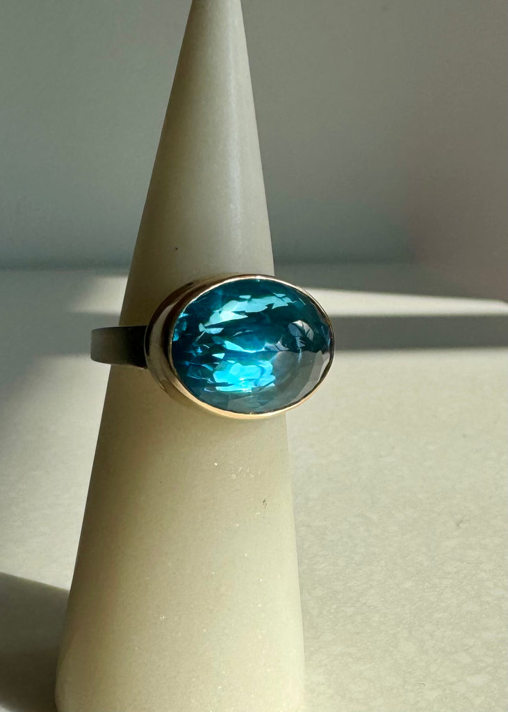 Jamie Joseph | Swiss Blue Topaz Ring