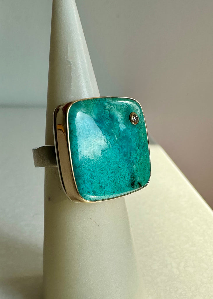 Jamie Joseph | Bacan Island Chrysocolla Ring