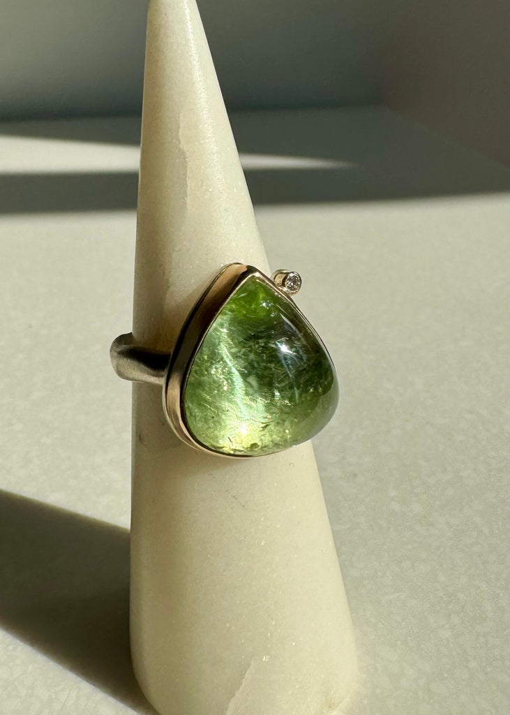Jamie Joseph | Lotus Green Tourmaline Ring