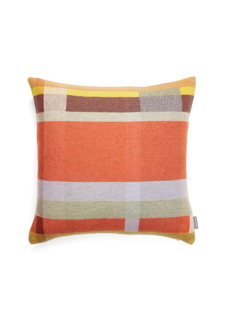 Wallace + Sewell | Cecil Block Cushion Cover | Peach