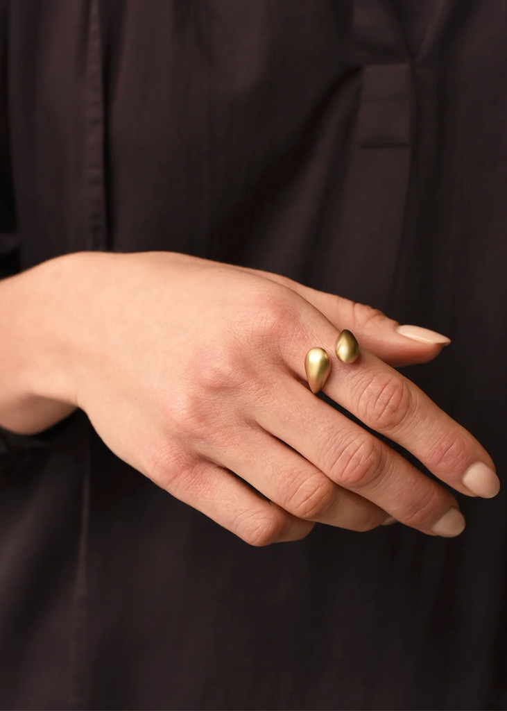 8.6.4. Design | Double Droplet Ring | Brass