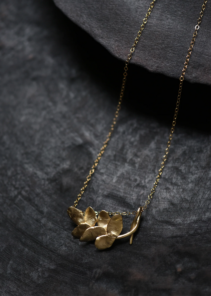 8.6.4. Design | Leaf Necklace | Brass