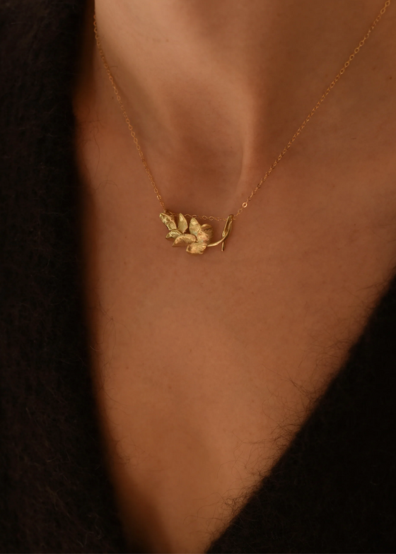8.6.4. Design | Leaf Necklace | Brass