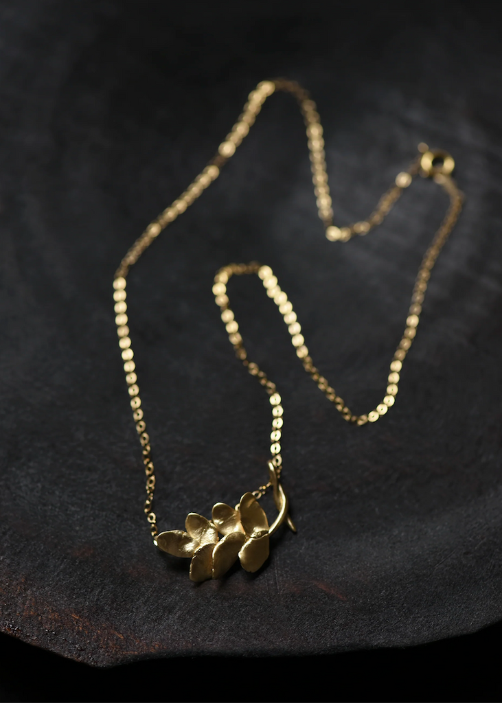 8.6.4. Design | Leaf Necklace | Brass