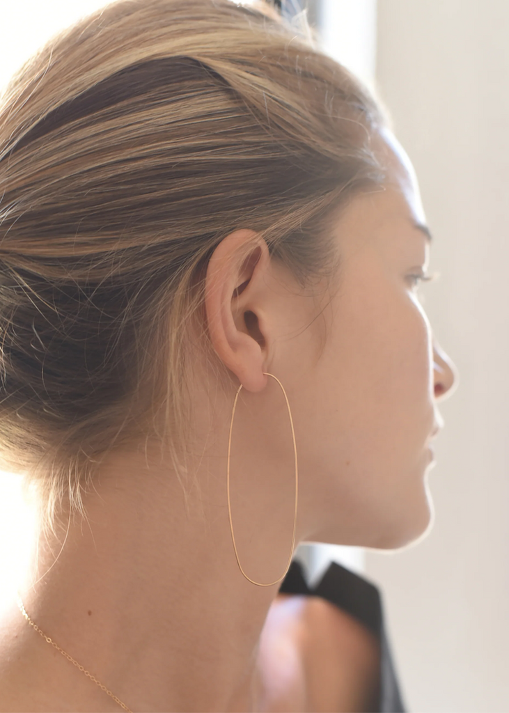 8.6.4. Design | Long Oval Hoops | 14k Gold Filled