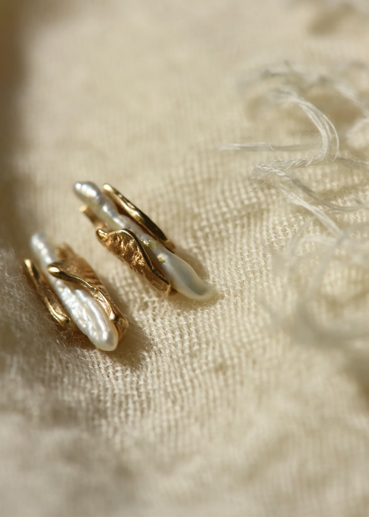 8.6.4. Design | Small Brass + Pearl Studs