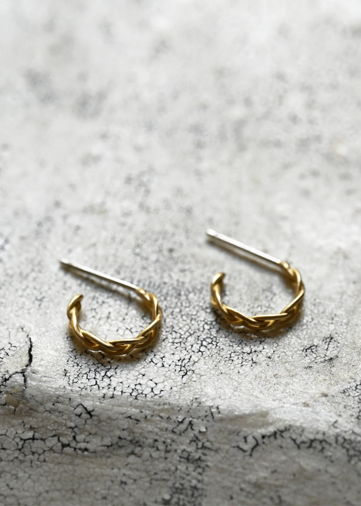 8.6.4. Design | Small Hoop Studs | Brass