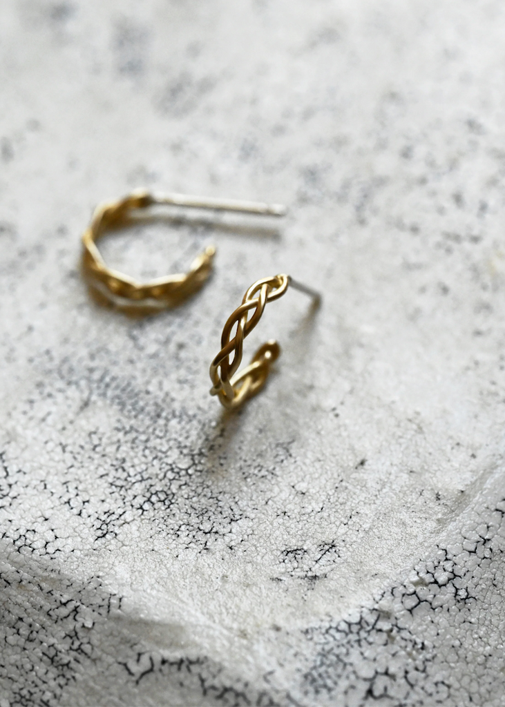 8.6.4. Design | Small Hoop Studs | Brass