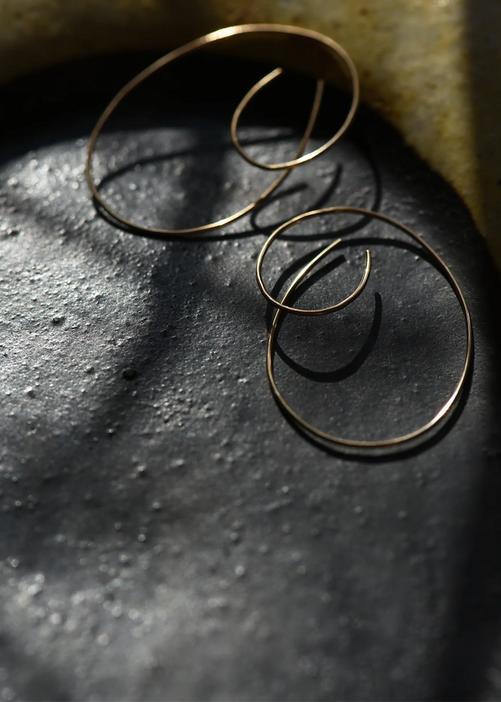 8.6.4. Design | Swirl Hoop Earring | 14k Gold Fill