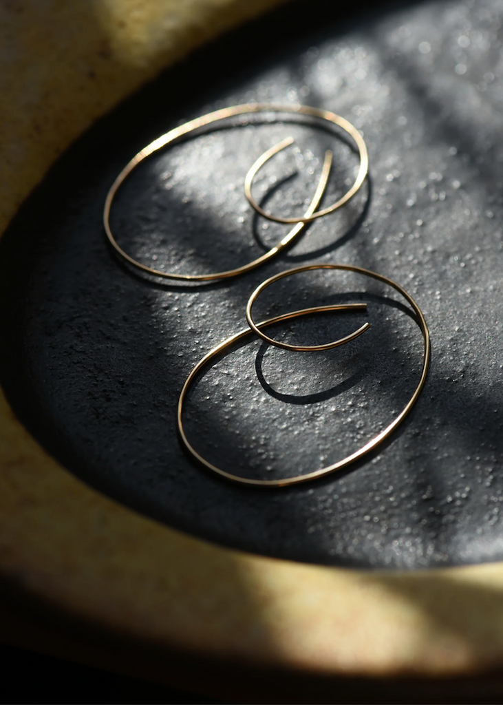 8.6.4. Design | Swirl Hoop Earring | 14k Gold Fill