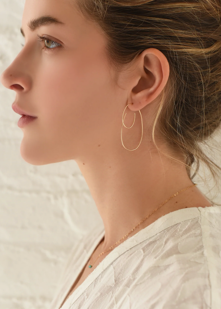 8.6.4. Design | Swirl Hoop Earring | 14k Gold Fill