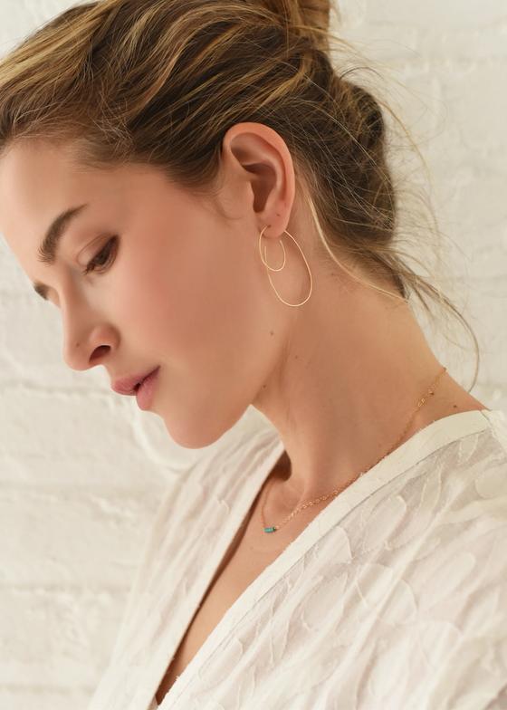 8.6.4. Design | Swirl Hoop Earring | 14k Gold Fill