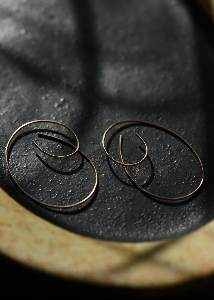 8.6.4. Design | Swirl Hoop Earring | 14k Gold Fill