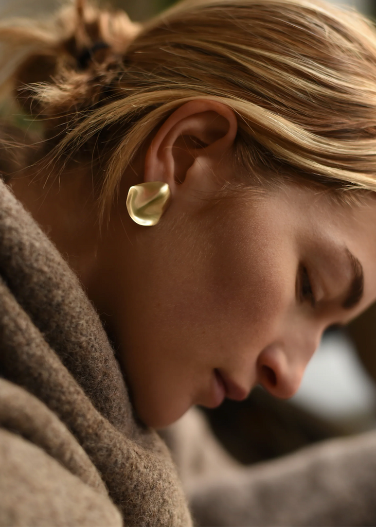 8.6.4. Design | Thumbprint Earrings | Brass