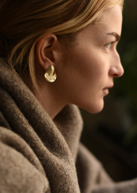 8.6.4. Design | Thumbprint Earrings | Brass