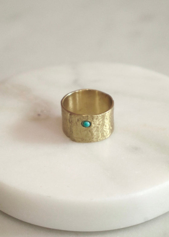 8.6.4. Design | Turquoise + Brass Ring