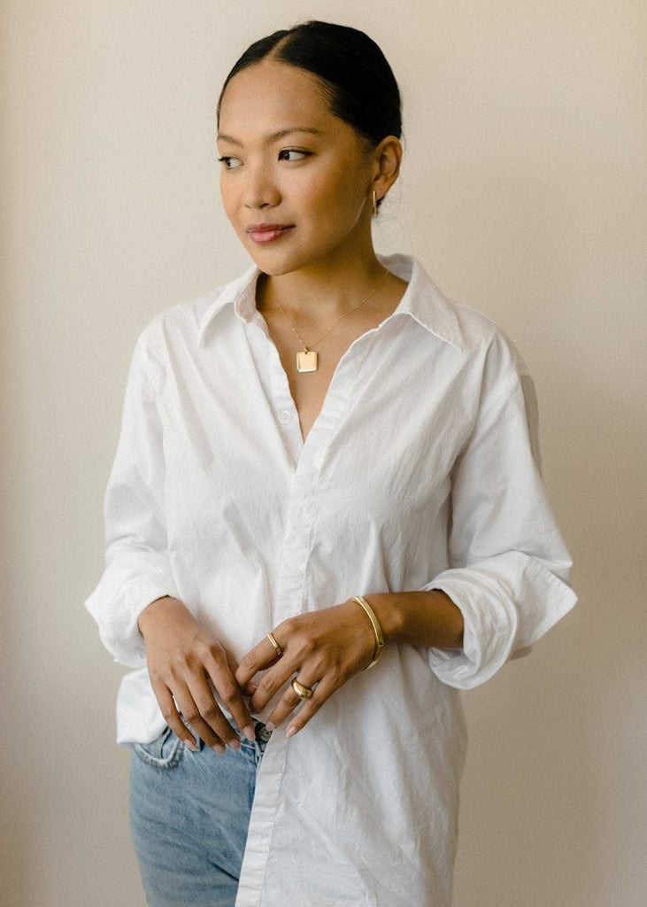 ABBY ALLEY | Square Pendant Necklace