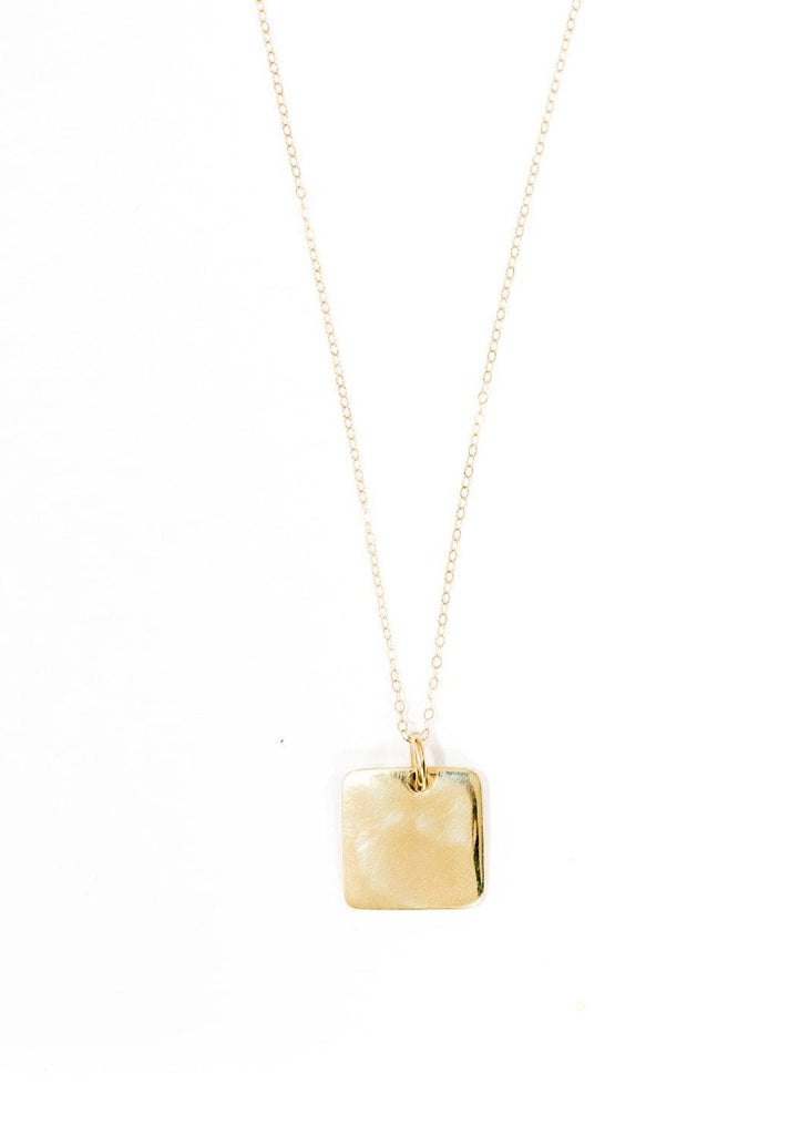 ABBY ALLEY | Square Pendant Necklace
