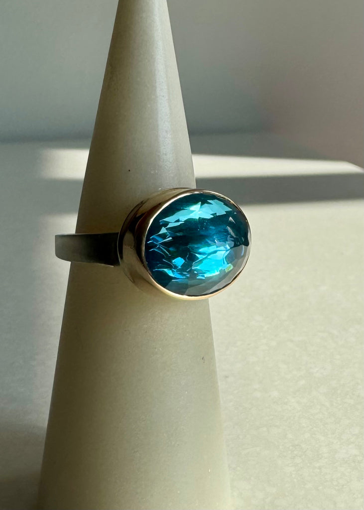 Jamie Joseph | Swiss Blue Topaz Ring