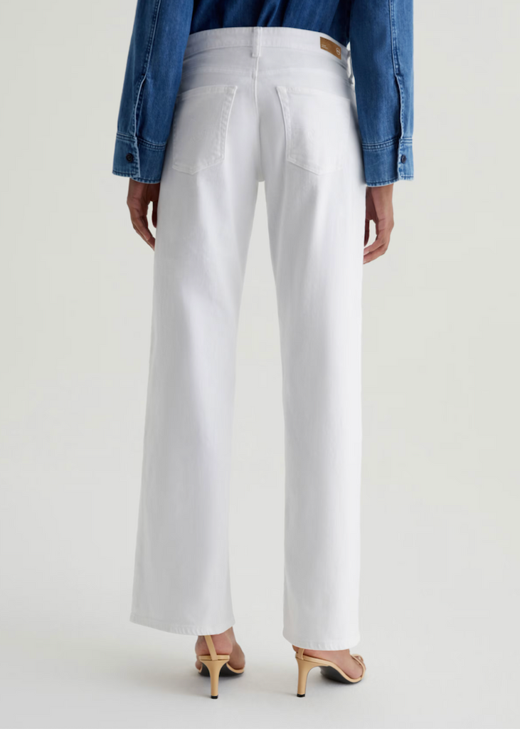 AG | Adria Low-Rise Wide Leg | Gallery White