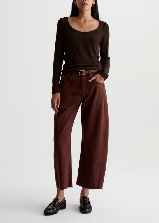 AG | Hattie Crop | Chestnut