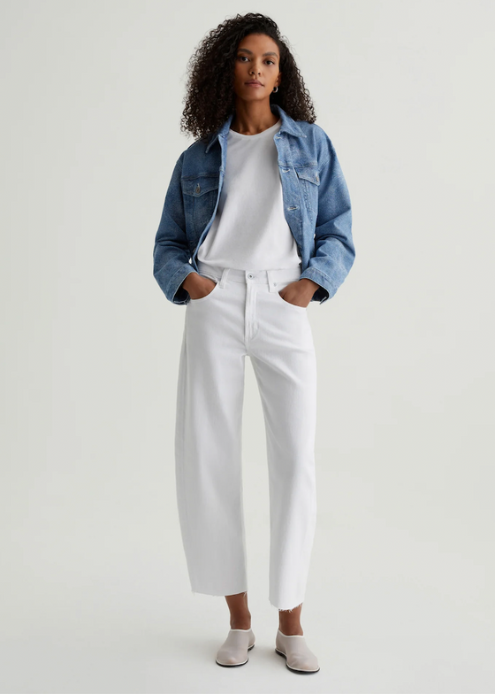 AG | Hattie Crop | Gallery White