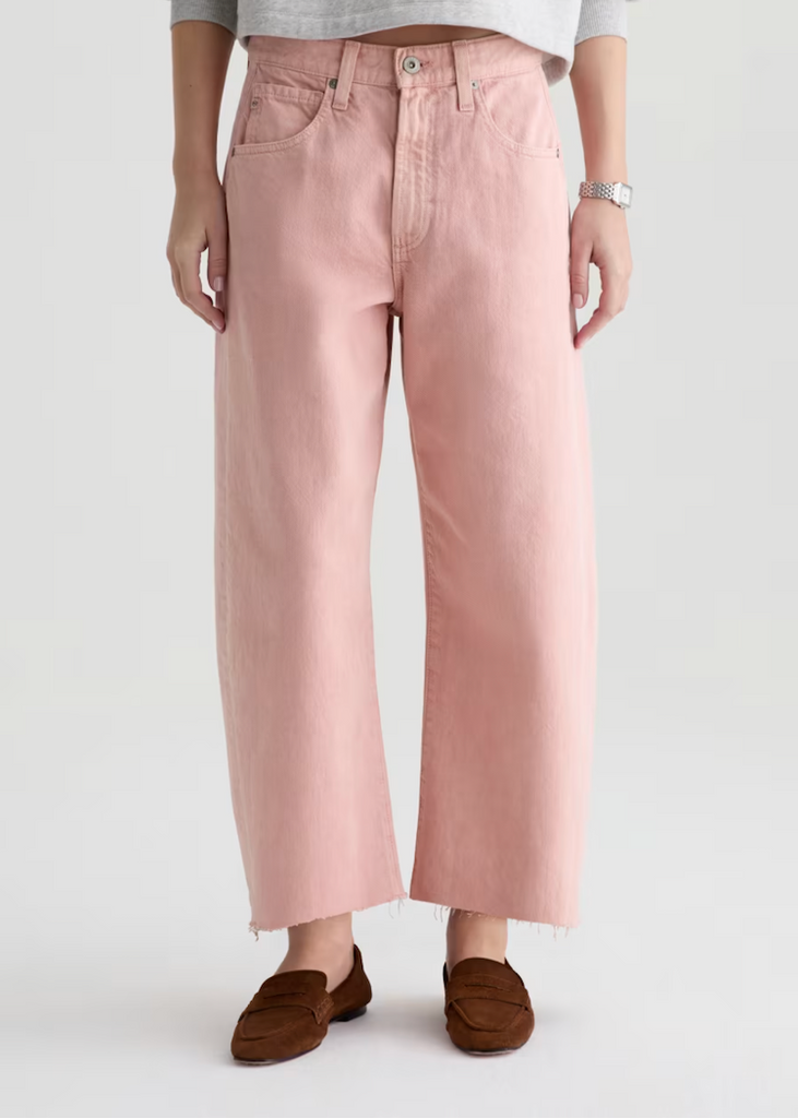AG | Hattie Crop | Sulfer Sparkling Rose