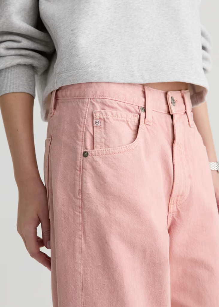 AG | Hattie Crop | Sulfer Sparkling Rose