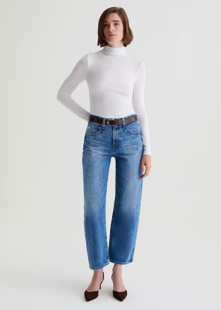 AG | Hattie High-Rise Barrel Candid