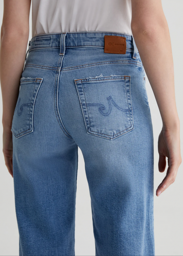 AG | Saige Wide Leg Crop Jeans