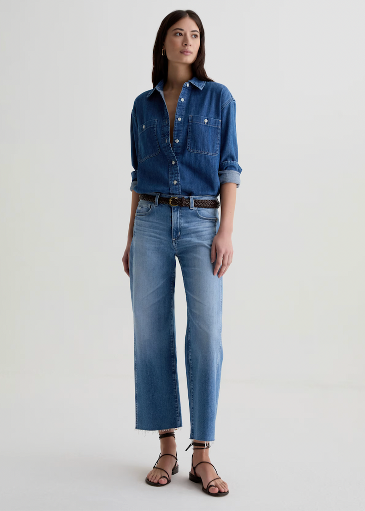 AG | Saige Wide Leg Crop