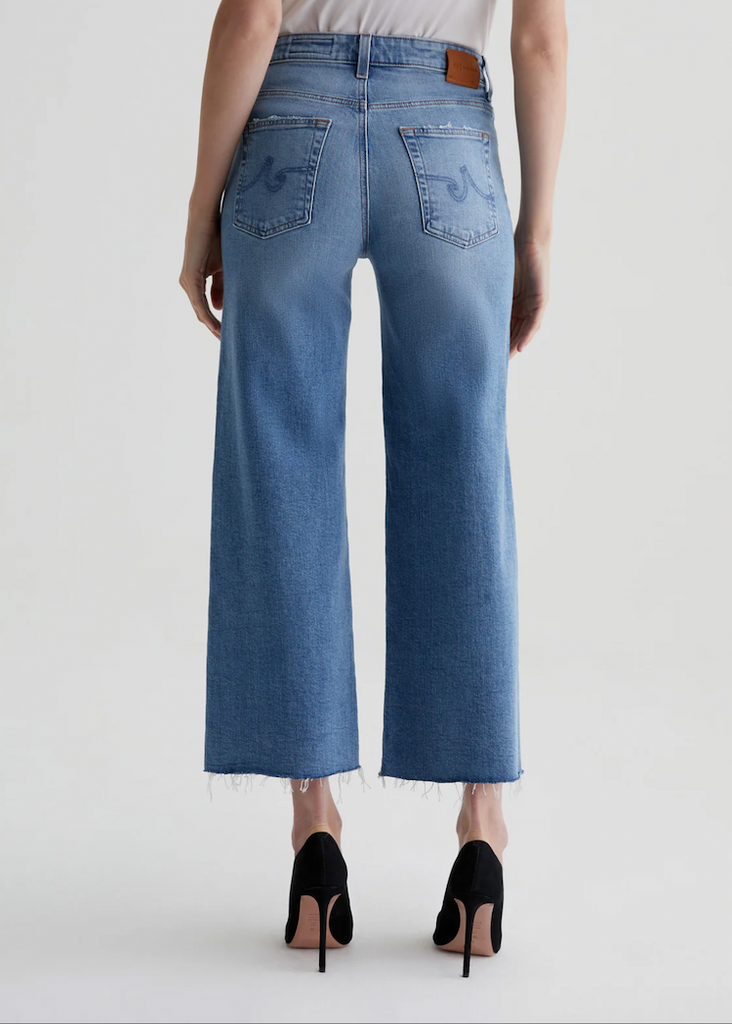 AG | Saige Wide Leg Crop Jeans