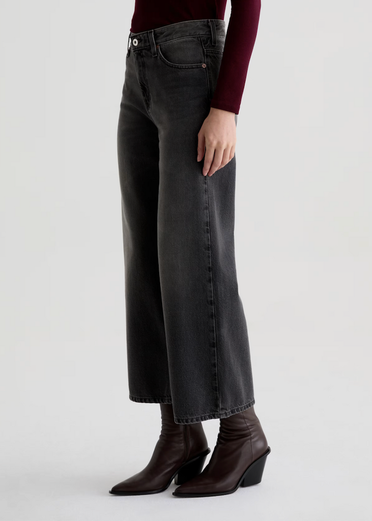 AG | Saige Wide Leg Crop Overnight