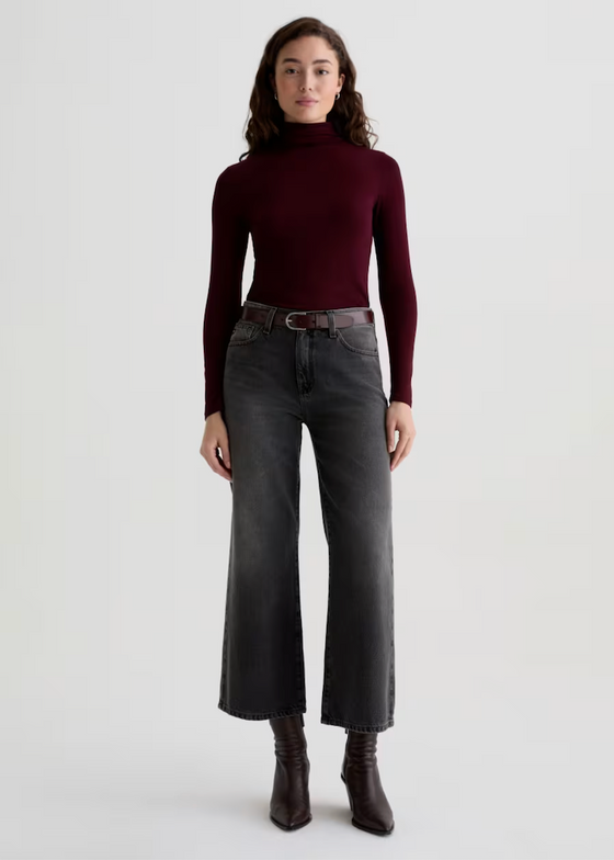 AG | Saige Wide Leg Crop Overnight