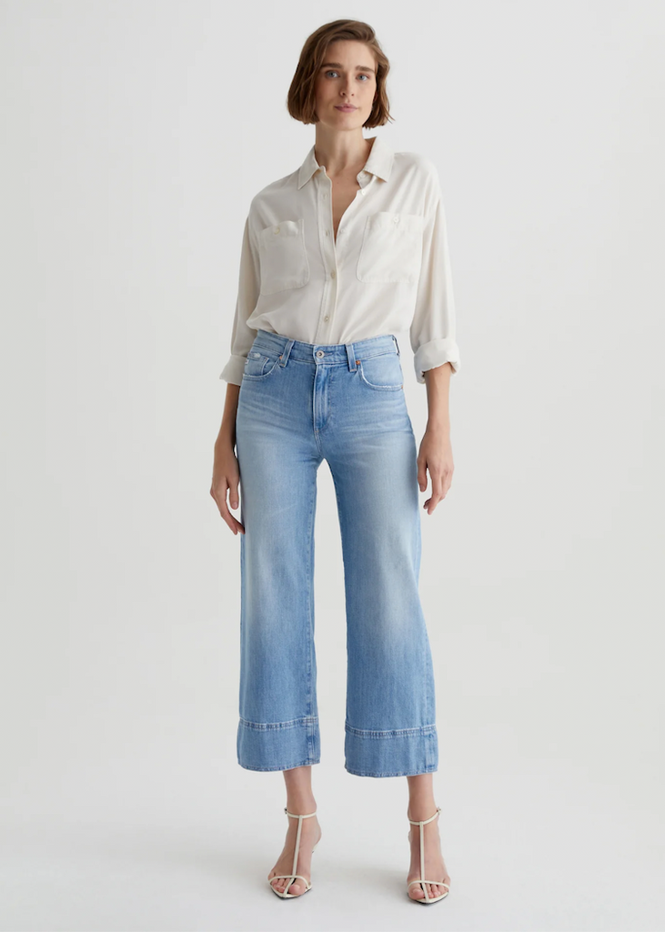 AG | Saige Wide Leg Crop | Dana Point