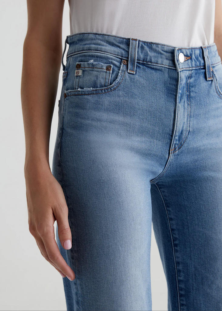 AG | Saige Wide Leg Crop Jeans
