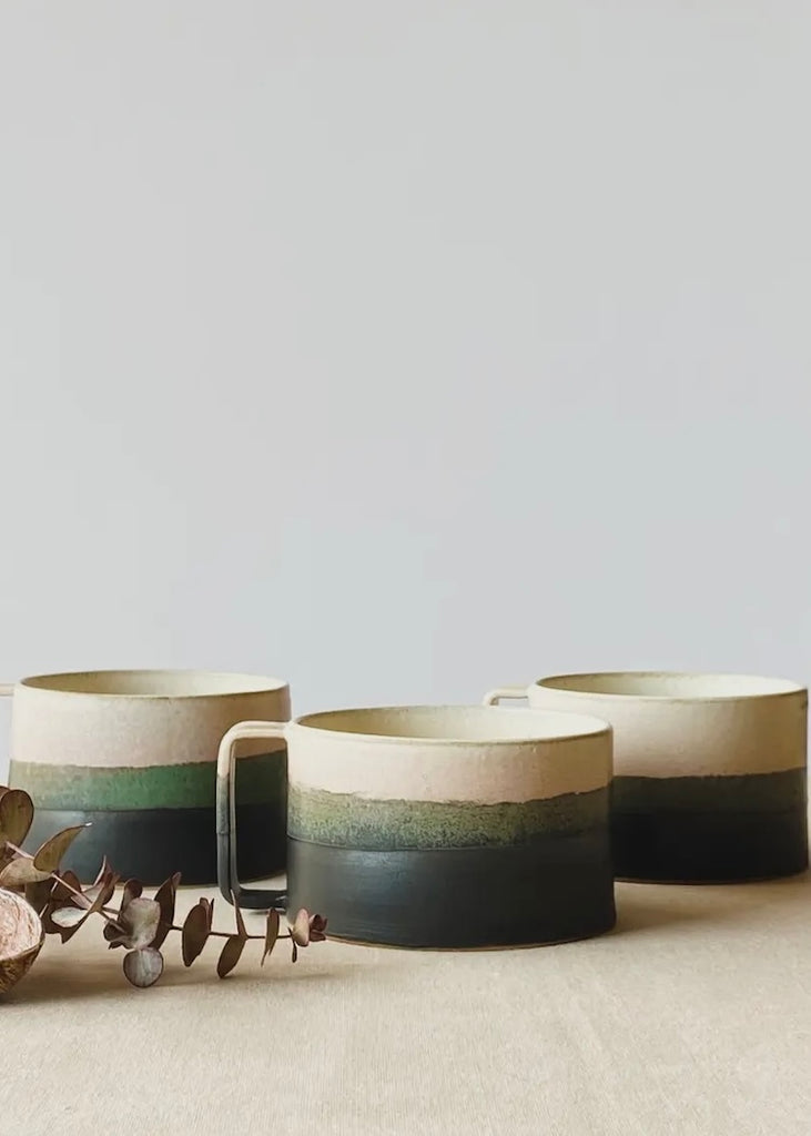 AM Ceramics | Tri Color Ocean Mug
