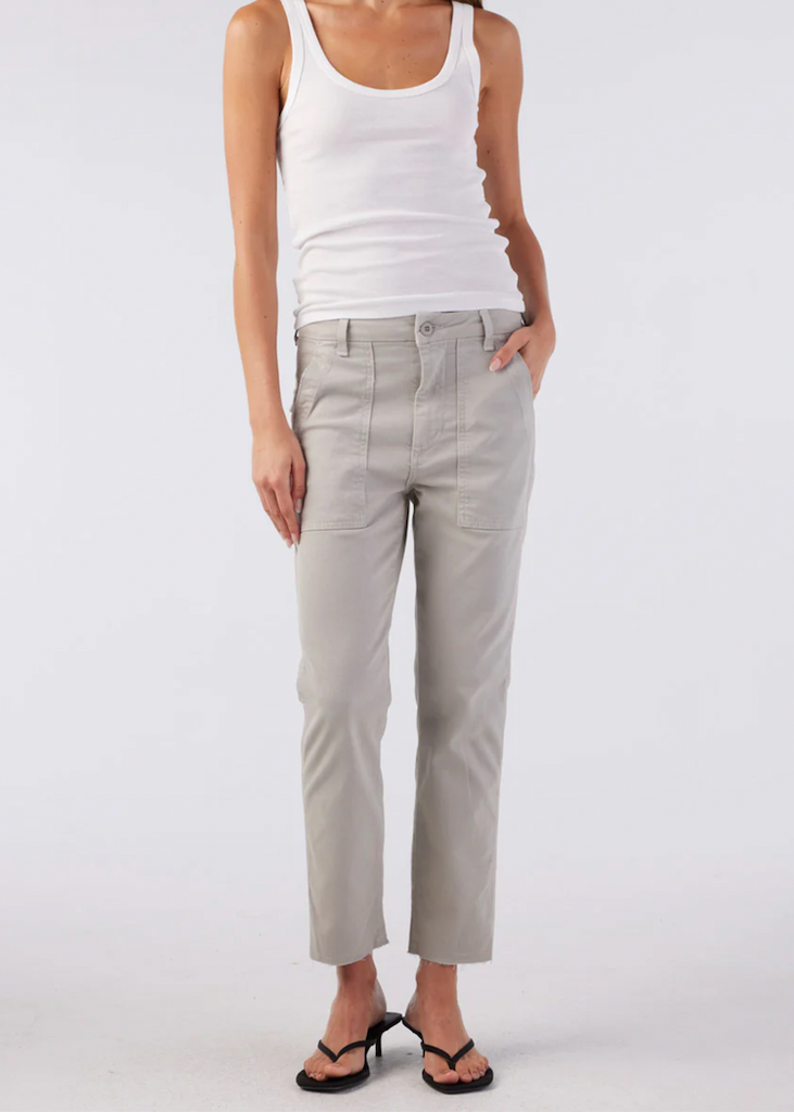 AMO Denim | Easy Army Trouser - Fog Color